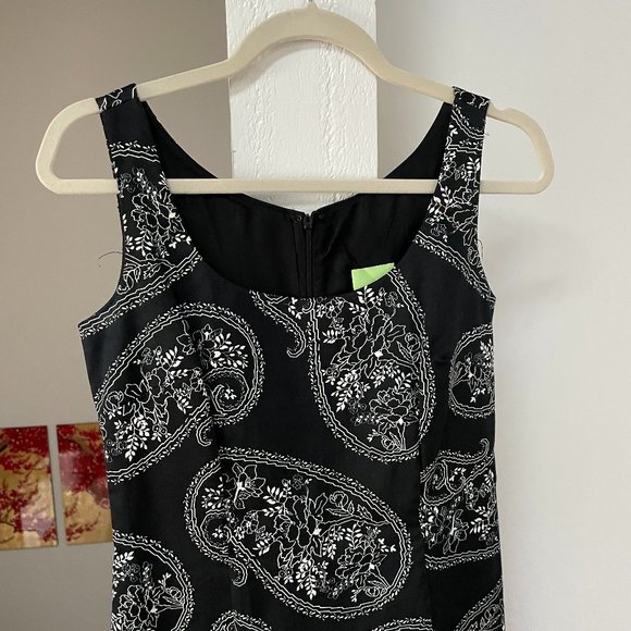 Black and white paisley dress by Citrine - Picture 3 of 5